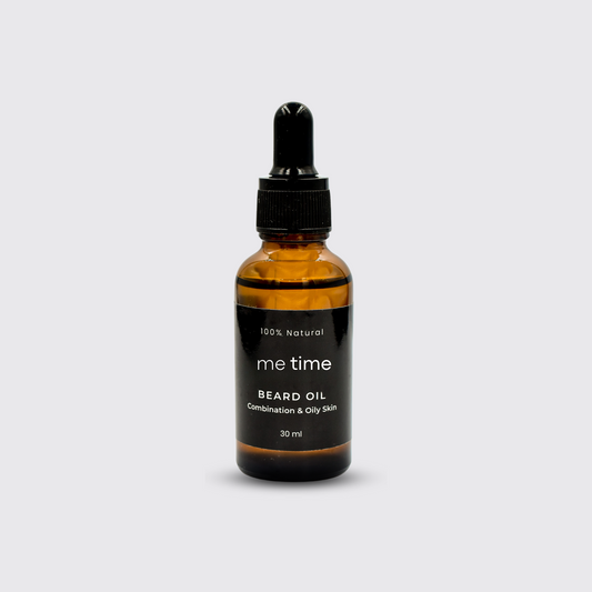 Beard oil for combination and oily skin - Nourishing and lightweight formula for balanced hydration and reduced greasiness